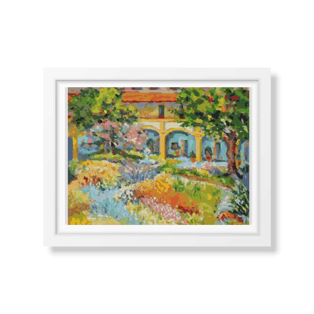 Provence Counted Cross Stitch Pattern Vincent Van Gogh