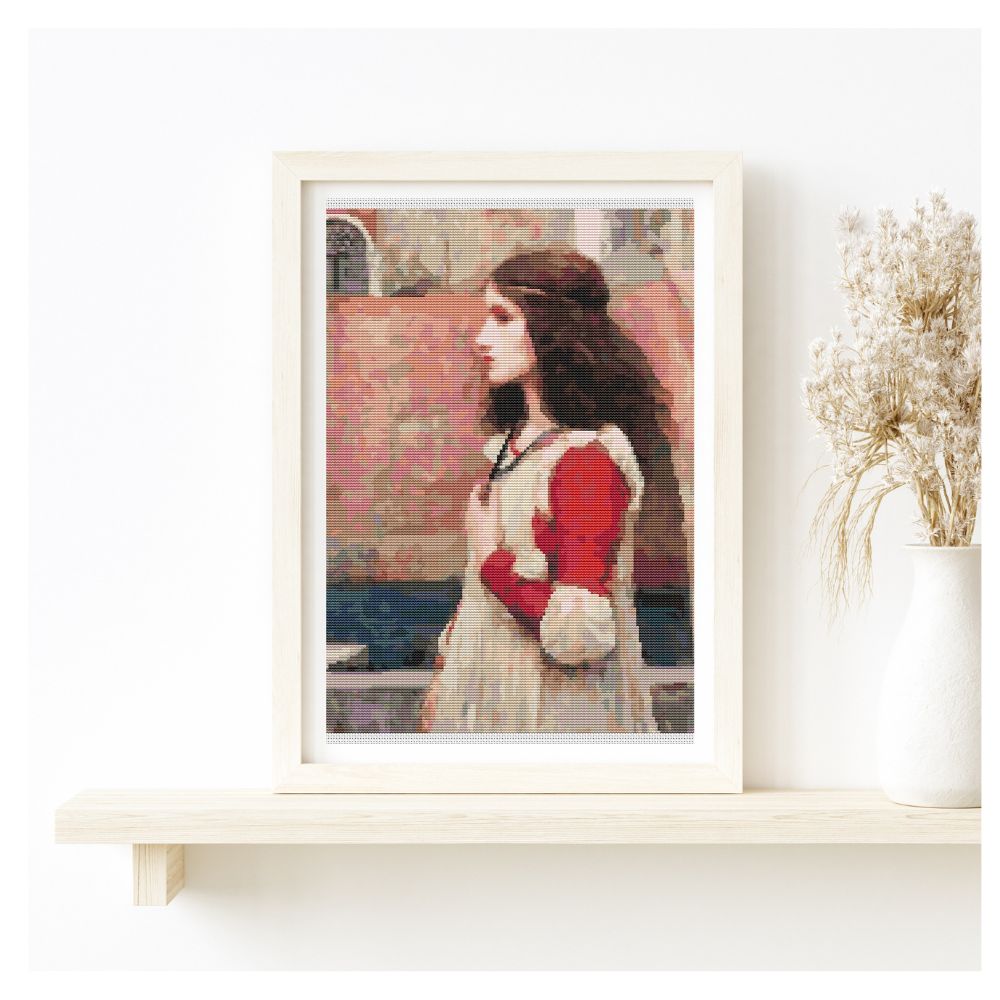 Juliet Counted Cross Stitch Pattern John William Waterhouse