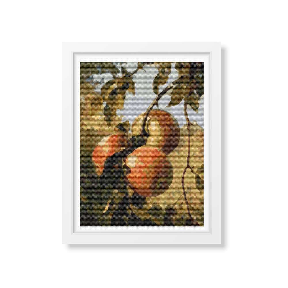 Apples Counted Cross Stitch Pattern Thomas Worthington Wittredge