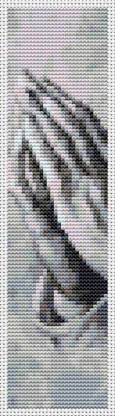 Praying Hands Bookmark Counted Cross Stitch Kit Albrecht Durer