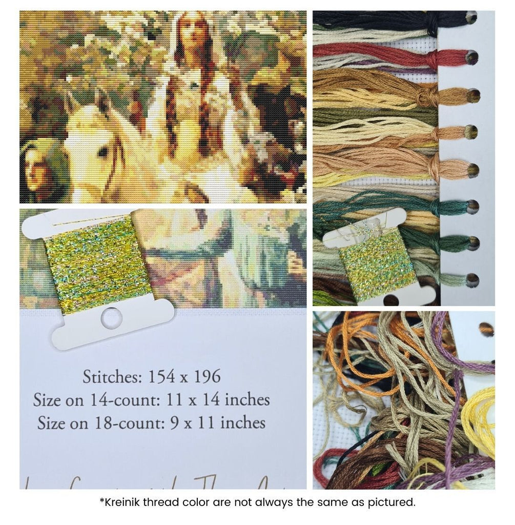 Queen Guinevere's Maying Counted Cross Stitch Kit John Collier