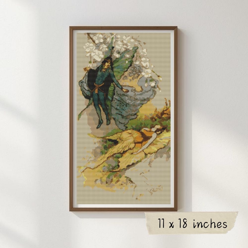Wake When Some Vile Thing is Nearby Cross Stitch Kit - Premium Cross Stitch Kit - Warwick Goble