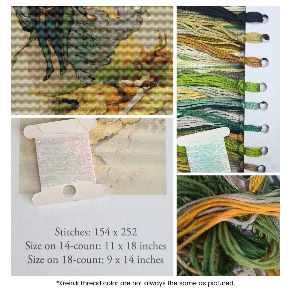 Wake When Some Vile Thing is Nearby Counted Cross Stitch Kit Warwick Goble