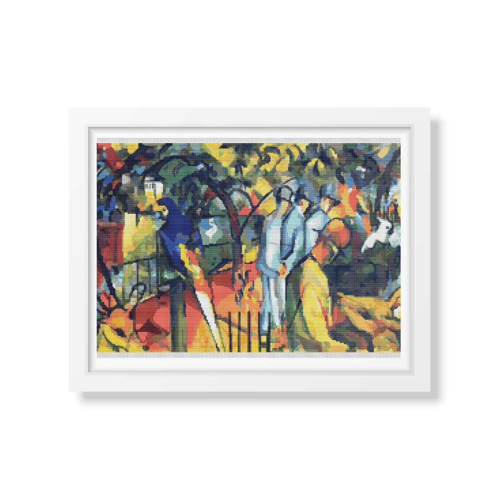 Zoological Garden Counted Cross Stitch Kit August Macke
