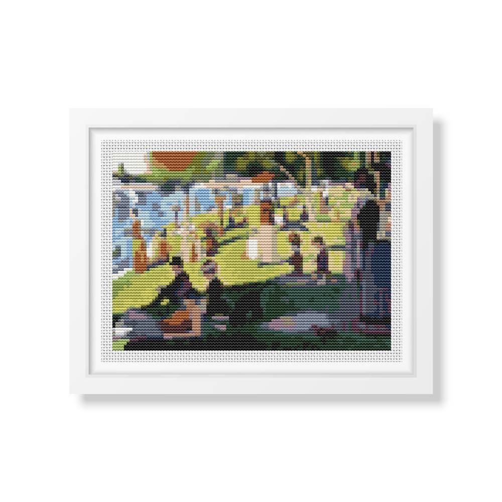 A Sunday Afternoon Mini Counted Cross Stitch Kit Georges Seurat