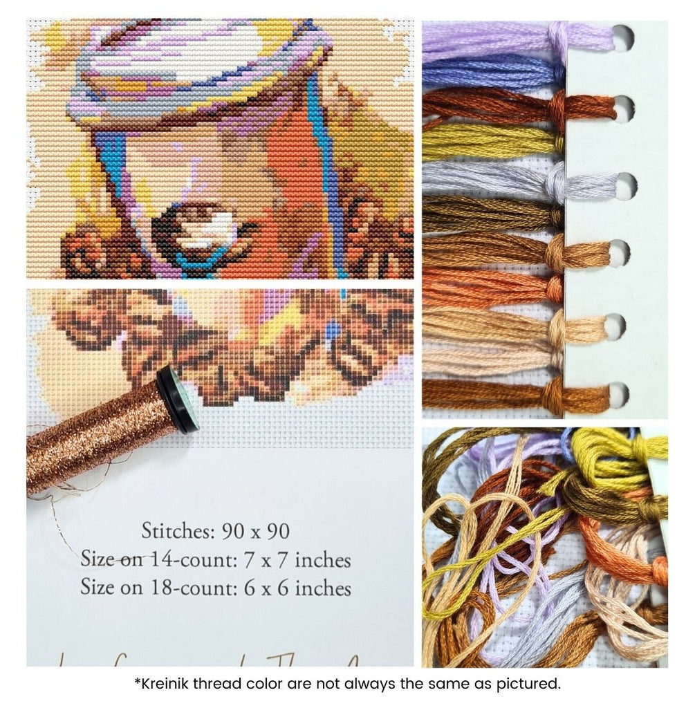 Latte anyone Counted Cross Stitch Kit The Art of Stitch