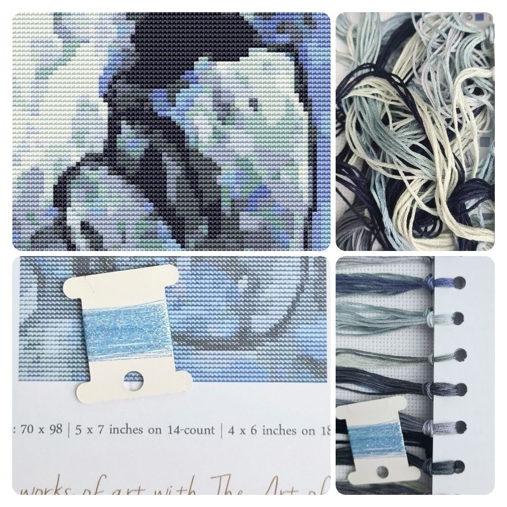 Blue Nude Mini Counted Cross Stitch Kit Pablo Picasso