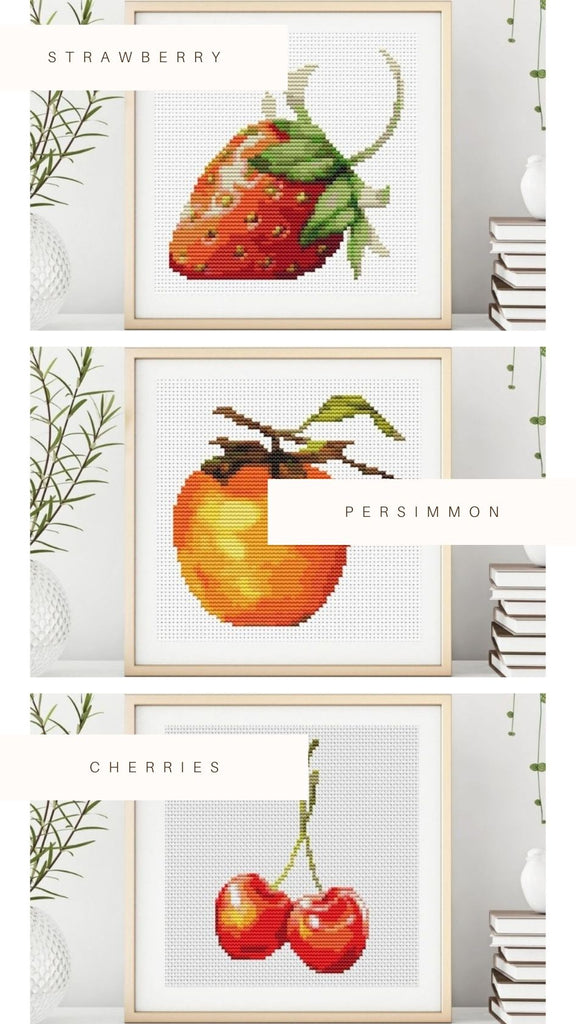 Fruit Cross Stitch Kit The Art of Stitch