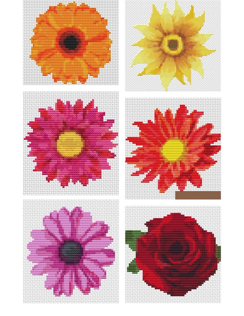 Flower Cross Stitch Kit The Art of Stitch