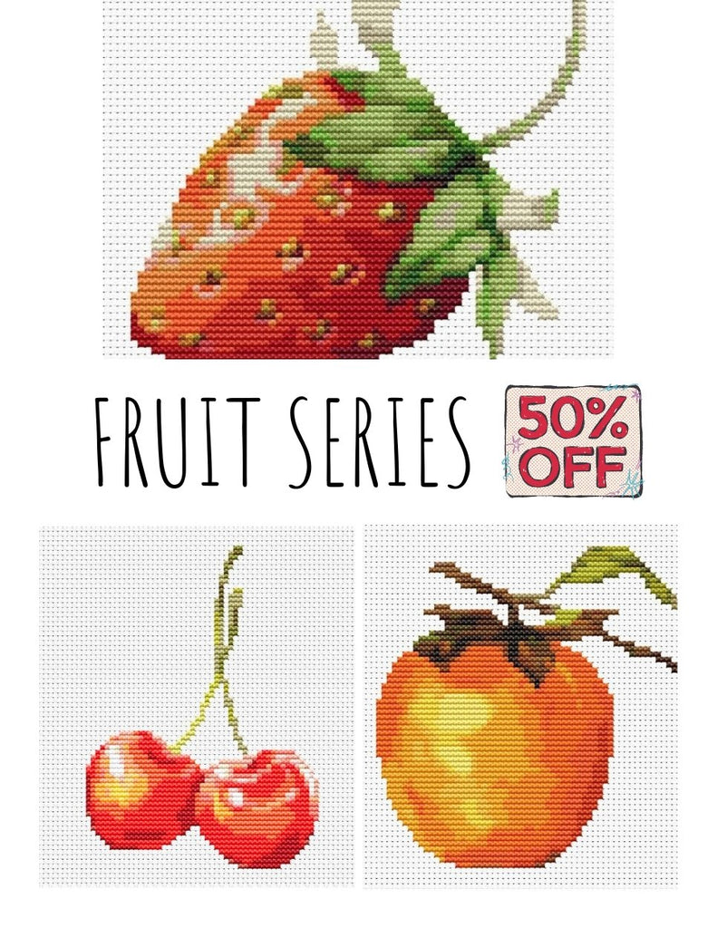 Fruit Cross Stitch Kit The Art of Stitch