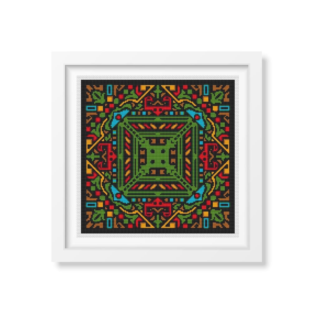 Reflection Mandala Counted Cross Stitch Kit The Art of Stitch