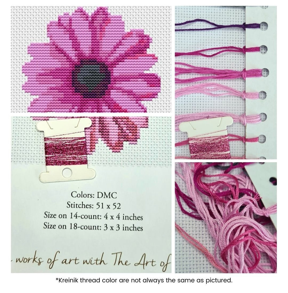 Flower Cross Stitch Kit The Art of Stitch