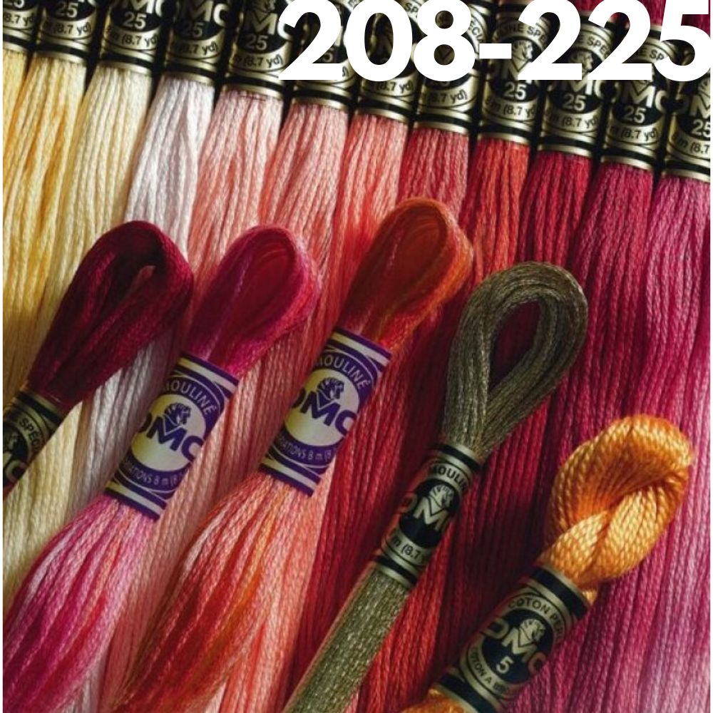 DMC Thread Art 117 (Code 208-225) The Art of Stitch