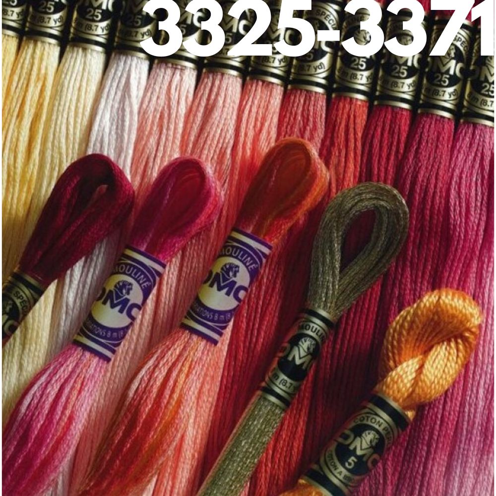 DMC Thread Art 117 (Code 3325-3371) The Art of Stitch