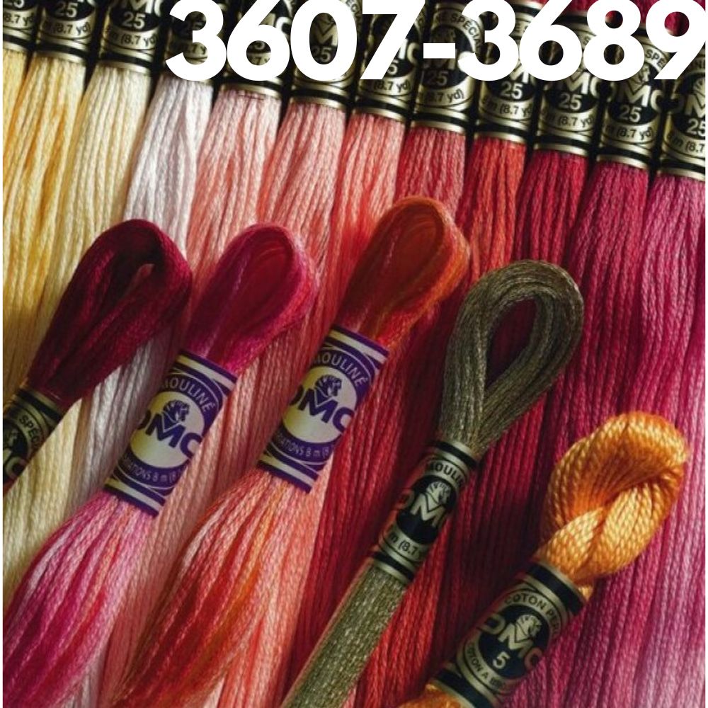 DMC Thread Art 117 (Code 3607-3689) The Art of Stitch