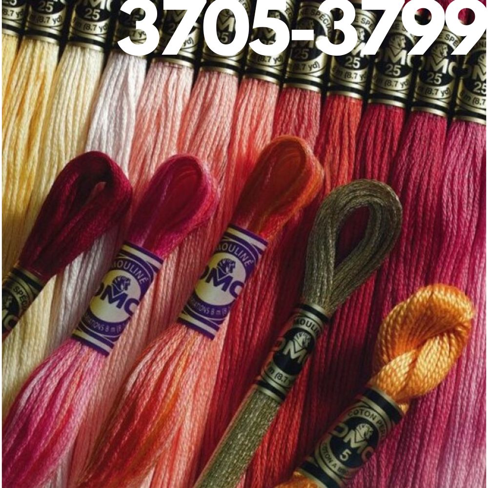 DMC Thread Art 117 (Code 3705-3799) The Art of Stitch