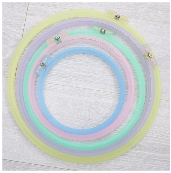 Plastic Embroidery Hoops The Art of Stitch