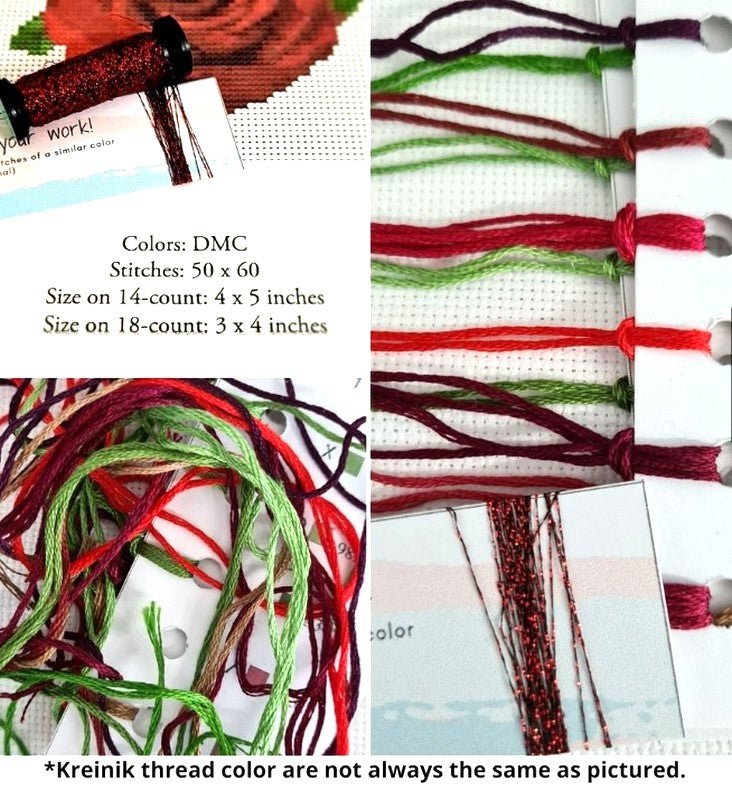 Flower Cross Stitch Kit The Art of Stitch